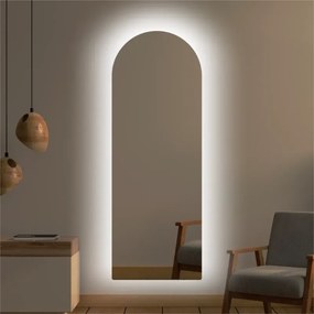 Stewehome Καθρέφτης Σώματος Οβάλ LED 130x47 cm