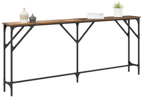 vidaXL Τραπέζι κονσόλας Παλιό Ξύλο 180 x 23 x 75 cm