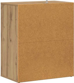 vidaXL Παπουτσοθήκη Τεχνίτης Δρυς 60x35x70 εκ. από Επεξεργασμένο Ξύλο