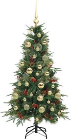 vidaXL Τεχνητό Χριστουγεννιάτικο Δέντρο με Άξονα Πράσινο 120 cm