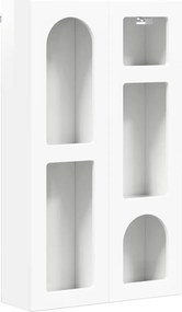 vidaXL Κρεμαστό ντουλάπι Υψηλής γυαλάδας λευκό 59 x 20 x 100 εκ