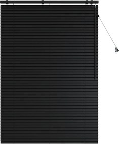 vidaXL Βενετσιάνικη Σκίαση Μαύρο 100 x 160 cm 35 mm