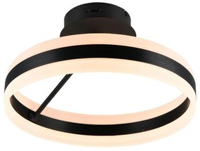 Φωτιστικό Οροφής - Πλαφονιέρα Dios 631410132 Led 21W 2500lm 2300+3000+4000K 40x24cm Black Trio Lighting