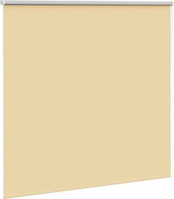vidaXL Roller Blind Blackout Μπεζ 160x130 cm Πλάτος υφάσματος 156,6cm