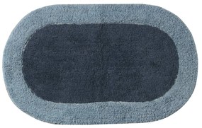 Ταπέτο Μπάνιου Βαμβακερό 50x80εκ. Bathmats 0668 Γαλάζιο-Μπλε Das Home
