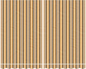 vidaXL Τεντόπανο Ανταλλακτικό Ριγέ Πολύχρωμο 3,5x2,5 μ.