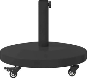 vidaXL Βάση ομπρέλας Μαύρο 48 x 48 x 32 εκ.