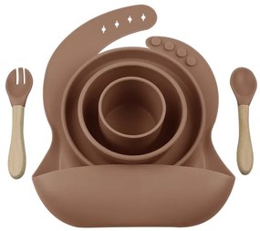 MinikOiOi Σετ BLW III από Σιλικόνη Woody Brown