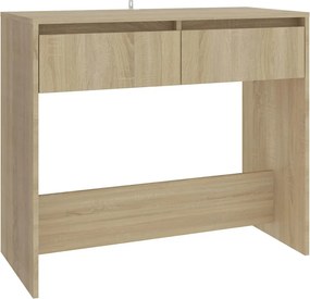 vidaXL Τραπέζι Κονσόλα Sonoma Δρυς 89x41x76,5 εκ. Επεξεργασμένο Ξύλο