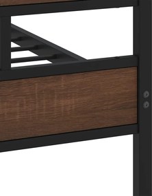 vidaXL Σκελετός Κρεβατιού Χωρίς Στρώμα με Κεφαλάρι και Ποδαρικό
