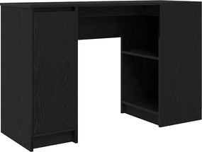 vidaXL Γραφείο Μαύρο Δρυς 120x42x76 εκ. από Επεξεργασμένο Ξύλο