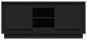 Έπιπλο Τηλεόρασης Μαύρο 102x35x45 εκ. Επεξεργασμένο Ξύλο - Μαύρο