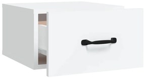 vidaXL Κομοδίνα Επιτοίχια 2 τεμ. Λευκά 35x35x20 εκ.