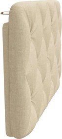 vidaXL Μαξιλάρι για Κεφαλάρι Κρεμ 90 εκ. Υφασμάτινο