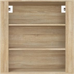 vidaXL Ντουλάπι Τοίχου Sonoma Δρυς 80x33x80 εκ. Επεξεργασμένο Ξύλο