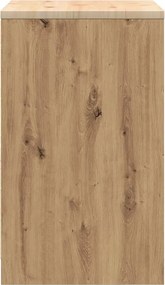 vidaXL ντουλάπι αποθήκευσης γκαράζ 60x51x85 εκ μασίφ ξύλο πεύκο