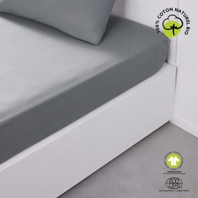 Σεντόνια με λάστιχο Today  DH 180/200+30 Coton TODAY Organic Acier