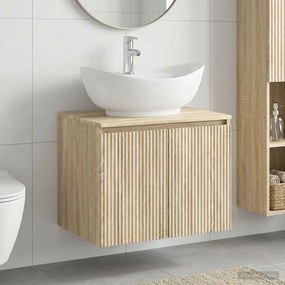 vidaXL Σετ Επίπλων Μπάνιου Sonoma Δρυς Επεξεργασμένο Ξύλο
