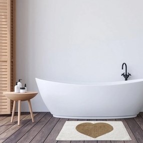 Ταπέτο Μπάνιου 0677 Beige-Ecru Das Home 50X80cm 50x80cm 100% Cotton