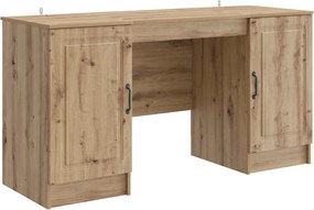 vidaXL Γραφείο Artisan Δρυς Επεξεργασμένο Ξύλο 142,5 x 50 x 75 εκ.