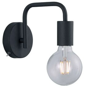 Φωτιστικό Τοίχου Diallo 208070132 Black Trio Lighting Metal