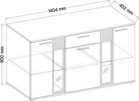 Μπουφές Arlington-Fusiko