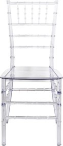 Καρέκλα Tiffany pakoworld διάφανο pc 38x38.5x88εκ