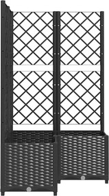 vidaXL Κήπος Μαύρο 80 x 80 x 136 cm