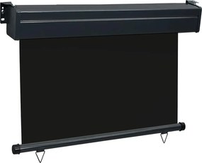 vidaXL Σκίαστρο Βεράντας Πλαϊνό Μαύρο 85 x 250 εκ.