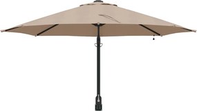 vidaXL Ομπρέλα Κήπου Taupe 248 x 248 x 148 εκ. Πολυεστέρας και Χάλυβας