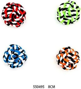 Παιχνίδι σκύλου μπάλα από σχοινί - 8cm - 12pcs - 550495