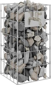 vidaXL Βρύση Γκαμπιόν 4 τμχ. Ασημί 25 x 25 x 50 cm