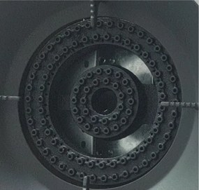 PROTON INM1 Επιτραπέζια Εστία Υγραερίου Μονή Inox
