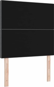 vidaXL Κεφαλάρι με κεφαλάρι Σκούρο Γκρι 80 cm Τεχνητό Δέρμα