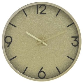 Ρολόι Τοίχου Pl 6-20-284-0017 Φ30x4cm Gold Click Πλαστικό