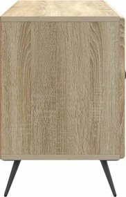 vidaXL Ντουλάπι TV Sonoma Δρυς 99 x 34,5 x 50 εκ. Επεξεργασμένο Ξύλο