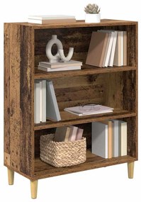 vidaXL Πλαϊνό γραφείο Παλιό ξύλο 69,5 x 32,5 x 90 εκ