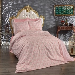 Παπλωματοθήκη Οφηλία 277 Pink DimCol Queen Size 220x240cm Βαμβάκι-Πολυέστερ