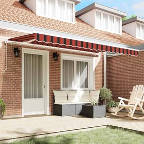 vidaXL Σκηνίτσα Αναδιπλούμενη Πορτοκαλί 350 x 200 cm ύφασμα