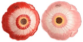 Beauty Home Μπωλ Κεραμικό παπαρούνα  12 x 5 cm  Κόκκινο