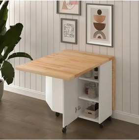 Stewehome Πτυσσόμενο τραπέζι κουζίνας Πεύκο KM-22 40x70x75 cm