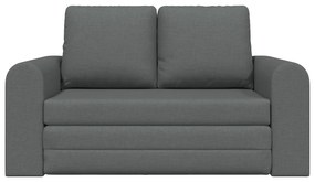 vidaXL Καναπές Κρεβάτι 2-σε-1 Σκούρος Γκρι 148x71x83 εκ. Υφασμάτινος