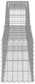 vidaXL Συρματοκιβώτιο Τοξωτό 400x30x40/60εκ. από Γαλβανισμένο Χάλυβα