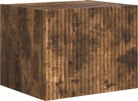 vidaXL Επιτοίχιο 6 pcs Καπνιστό Δρύς