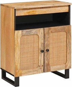 vidaXL Πλαϊνό γραφείο Καφέ 60 x 33 x 75 cm Στερεό ξύλο μάνγκο