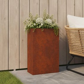 vidaXL Γλάστρα Κήπου Σκ rusty 50 x 20 x 75 εκ.