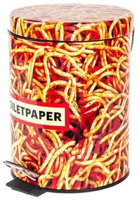 Κάδος Απορριμμάτων Spaghetti 5Lt 13447 39,5x25x25cm Multi Seletti Μέταλλο,Πλαστικό
