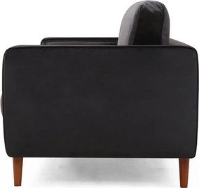 3-Seat Sofa Rome - Black Black
Oak