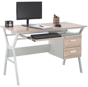 desk, SONOMA-white, 120X60X76