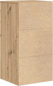 vidaXL Πλαϊνό γραφείο με συρτάρι Artisan Oak 38 x 34 x 75 εκ